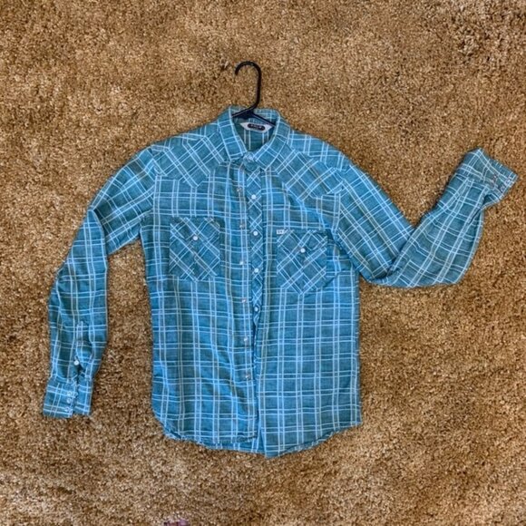 salt valley Other - Sz XS Salt Valley buttondown plaid men's flannel shirt